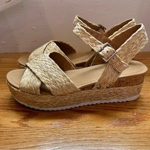 Soda Platform Wedge Sandals